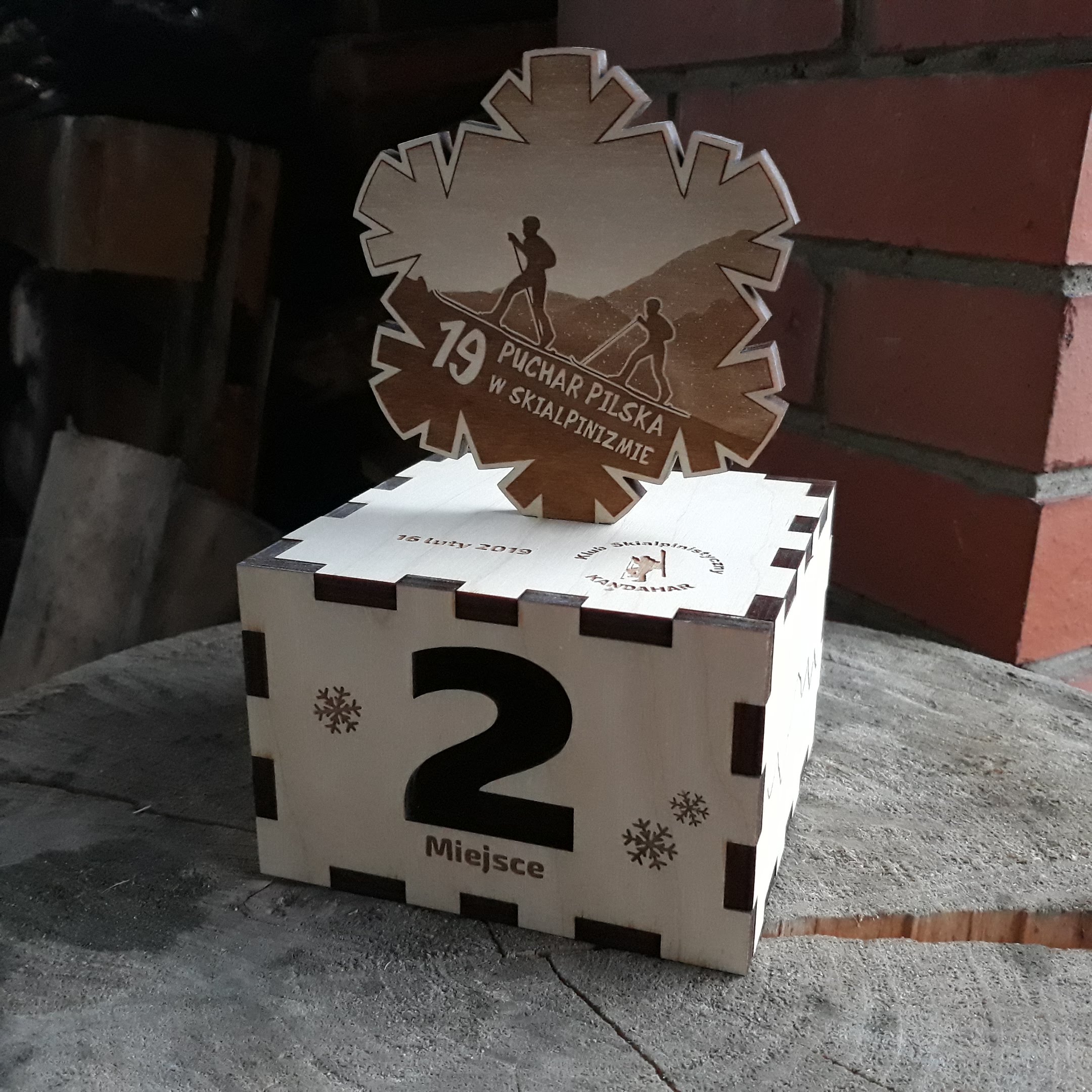 Drewniana statuetka 3d